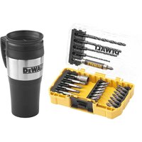 DeWalt 25 Piece Drill Screwdriver Bit Set and Mug in Tough Case DeWalt 25 Piece Drill Screwdriver Bit Set and Mug in Tough Case