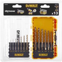 DeWalt 13 Piece Extreme 2 HSSG Metal Drill Bit Set in Tough Case DeWalt 13 Piece Extreme 2 HSSG Metal Drill Bit Set in Tough Case