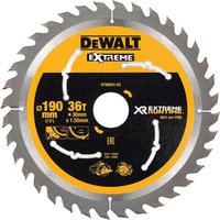 DeWalt Extreme Runtime Circular Saw Blade 190mm 36T 30mm DeWalt Extreme Runtime Circular Saw Blade 190mm 36T 30mm