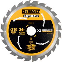 DeWalt Extreme Runtime Circular Saw Blade 210mm 24T 30mm DeWalt Extreme Runtime Circular Saw Blade 210mm 24T 30mm