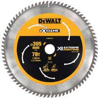 DeWalt XR Cordless FLEXVOLT Mitre Saw Blade 305mm 78T 30mm DeWalt XR Cordless FLEXVOLT Mitre Saw Blade 305mm 78T 30mm