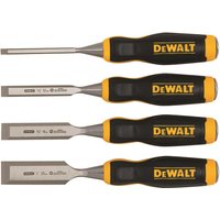 DeWalt 4 Piece Bevel Edge Wood Chisel Set DeWalt 4 Piece Bevel Edge Wood Chisel Set