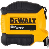 DeWalt Compact Series Tape Measure Imperial & Metric 26ft / 8m 28mm DeWalt Compact Series Tape Measure Imperial & Metric 26ft / 8m 28mm