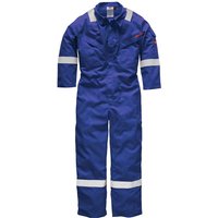 Dickies Mens Pyrovatex Flame Retardant Overall Royal Blue 40" 33" Dickies Mens Pyrovatex Flame Retardant Overall Royal Blue 40" 33"