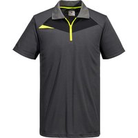 Portwest DX4 Short Sleeve Polo Shirt Metal Grey XL