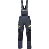 Portwest DX4 Work Bib and Brace Metal Grey XL