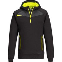 Portwest DX4 Quarter Zip Hoodie Black S
