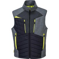 Portwest DX4 Mens Hybrid Baffle Gilet Metal Grey XL