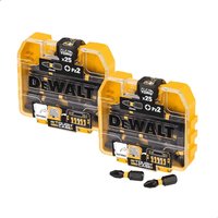 DeWalt 50 Piece Tough Case Torsion Flex Torq Pozi Screwdriver Bit Set PZ2 25mm Pack of 50 DeWalt 50 Piece Tough Case Torsion Flex Torq Pozi Screwdriver Bit Set PZ2 25mm Pack of 50
