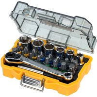 24 Piece 1 4" Drive Socket Screwdriver Bit Set