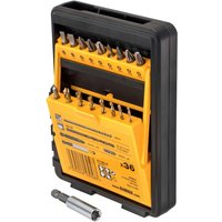 36 Piece Drill Screwdriver Bit Set Double Sided Case