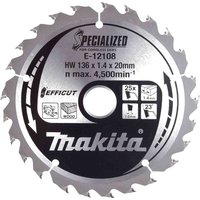 SPECIALIZED Efficut Wood Cutting Saw Blade 136mm 25T 20mm
