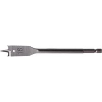 1 4" Hex Shank Flat Wood Drill Bit 16mm 150mm Pack 1