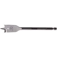 1 4" Hex Shank Flat Wood Drill Bit 20mm 150mm Pack 1
