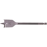 1 4" Hex Shank Flat Wood Drill Bit 26mm 150mm Pack 1