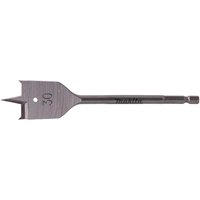 1 4" Hex Shank Flat Wood Drill Bit 30mm 150mm Pack 1
