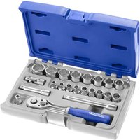 22 Piece 3 8" Drive Bi Hex Socket Set Metric
