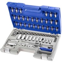 61 Piece 3 8" Drive Hex Bi Hex Socket Socket Bit Set Metric