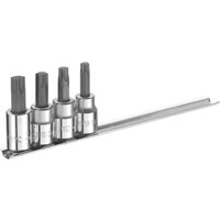 4 Piece 3 8" Drive Torx Socket Bit Set