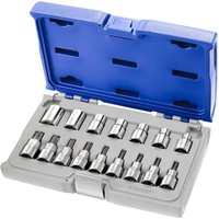 16 Piece 1 2" Drive Torx Socket Socket Bit Set Metric