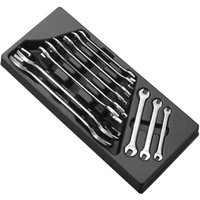 Expert by Facom 11 Piece Open End Spanner Set in Module Tray