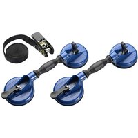 3 Piece Windscreen Handling Suction Cup Lifter Strap Kit