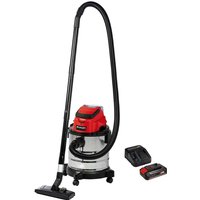TC VC 18 20 Li S 18v Cordless Stainless Steel Wet Dry Vacuum Cleaner 1 x 2.5ah Li ion Battery Charger No Case