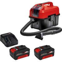 Einhell TE-VC 18/10 Li 18v Cordless Mini Wet and Dry Vacuum Cleaner 10L 2 x 4ah Li-ion Battery Charger No Case