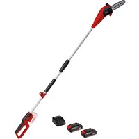 Einhell GC-LC 18/20 Li T 18v Cordless Pole Tree Pruner 200mm 2 x 2.5ah Li-ion Battery Charger