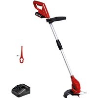 GC CT 18 24 Li 18v Cordless Telescopic Grass Trimmer 240mm 1 x 2ah Li ion Battery Charger