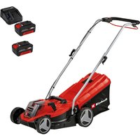 Einhell GE-CM 18/33 Li 18v Cordless Brushless Lawnmower 330mm 2 x 4ah Li-ion Battery Charger