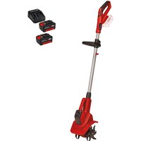 Einhell GE-CR 18/20 Li E 18v Cordless Tiller 200mm 2 x 4ah Li-ion Battery Charger