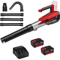 Einhell Professional GP-LB 18/200 Li E GK 18v Cordless Leaf Blower and Gutter Cleaning Kit 2 x 4ah Li-ion Battery Charger