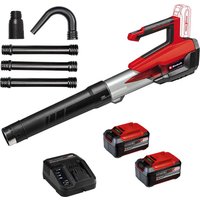 Einhell Professional GP-LB 18/200 Li E GK 18v Cordless Leaf Blower and Gutter Cleaning Kit 2 x 5.2ah Li-ion Battery Charger