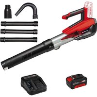 Einhell Professional GP-LB 18/200 Li E GK 18v Cordless Leaf Blower and Gutter Cleaning Kit 1 x 4ah Li-ion Battery Charger