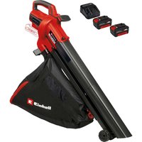 Einhell VENTURRO 18/210 18v Cordless Brushless Leaf Blower and Vacuum 2 x 4ah Li-ion Battery Charger
