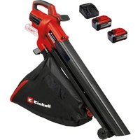Einhell VENTURRO 18/210 18v Cordless Brushless Leaf Blower and Vacuum 2 x 5.2ah Li-ion Battery Charger