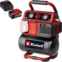 Einhell TE-AC 18/75 Li OF 18v Cordless Oil Free Air Compressor 5 Litre 1 x 5.2ah Plus Li-ion Battery Charger