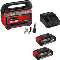 Einhell PRESSITO 18/25 18v Cordless or Mains Air Compressor and Inflator 2 x 2.5ah Li-ion Battery Charger