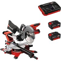 TE SM 36 10 L Li 36v Cordless Sliding Compound Mitre Saw 254mm 2 x 4ah Li ion Twin or Dual Battery Charger No Case