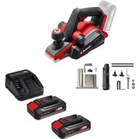 Einhell Professional TP-PL 18/3 Li BL 18v Cordless Brushless Planer 2 x 2.5ah Li-ion Battery Charger No Case