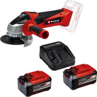 Einhell TC-AG 18/115 Li 18v Cordless Angle Grinder 115mm 2 x 5.2ah Plus Li-ion Battery Charger No Case