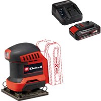 TE OS 18 113 Li 18v Cordless 1 4 Sheet Orbital Palm Sander 1 x 2.5ah Li ion Charger No Case