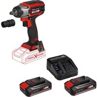 Einhell Professional IMPAXXO 18/230 18v Cordless Brushless 1/2" Impact Wrench 2 x 2.5ah Li-ion Battery Charger No Case