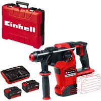 Einhell Professional HEROCCO 36/28 36v Cordless Brushless SDS Plus 4 in 1 Rotary Hammer Drill 2 x 4ah Li-ion Twin or Dual Battery Charger Case