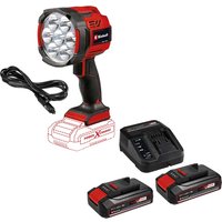 Einhell TE-CL 18/2500 LiAC 18v Cordless / 12v Hybrid Searchlight Torch 2 x 2.5ah Li-ion Battery Charger No Case