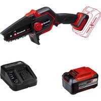 Einhell GE-PS 18/15 Li BL 18v Cordless Mini Pruning Chainsaw 130mm 1 x 5.2ah Li-ion Battery Charger