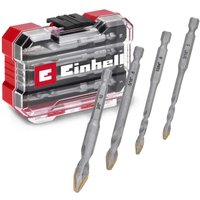 4 Piece Ceramic Tile Drill Bit Set Case