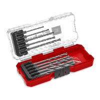 10 Piece Hex Shank Masonry Drill Bit Set S Case