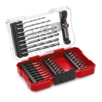 33 Piece Hex Shank Screwdriver Masonry Drill Bit Set M Case